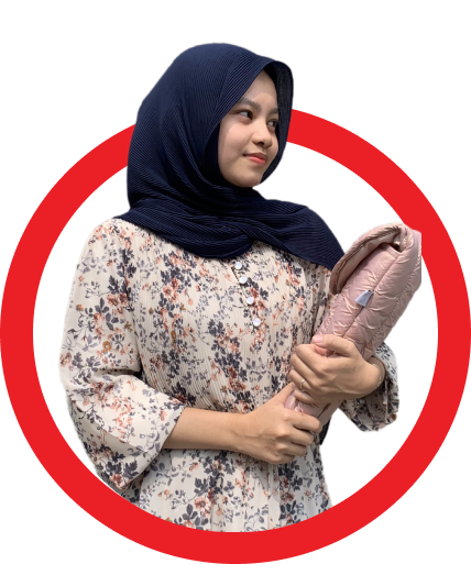 Seorang peserta program Garuda Smart Internship